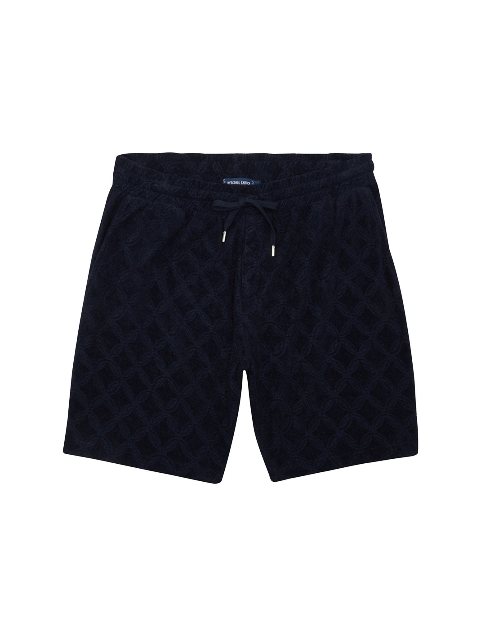 FRESCOBOL CARIOCA Treliça Augusto Terry Cotton Jacquard Shorts NAVY - Henry BucksShorts38SS230059 - NAVY - M