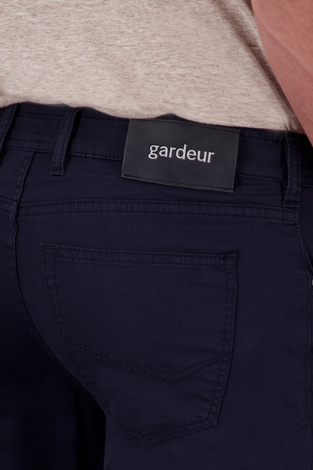 GARDEUR BILL - 3 Cotton Flex 5 Pocket Jean MARINE - Henry Bucks