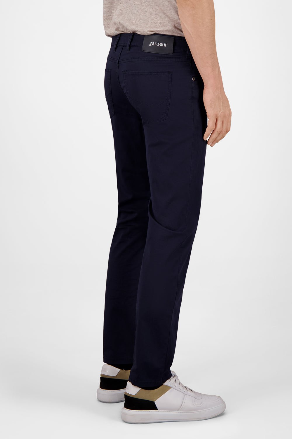 GARDEUR BILL - 3 Cotton Flex 5 Pocket Jean MARINE - Henry Bucks