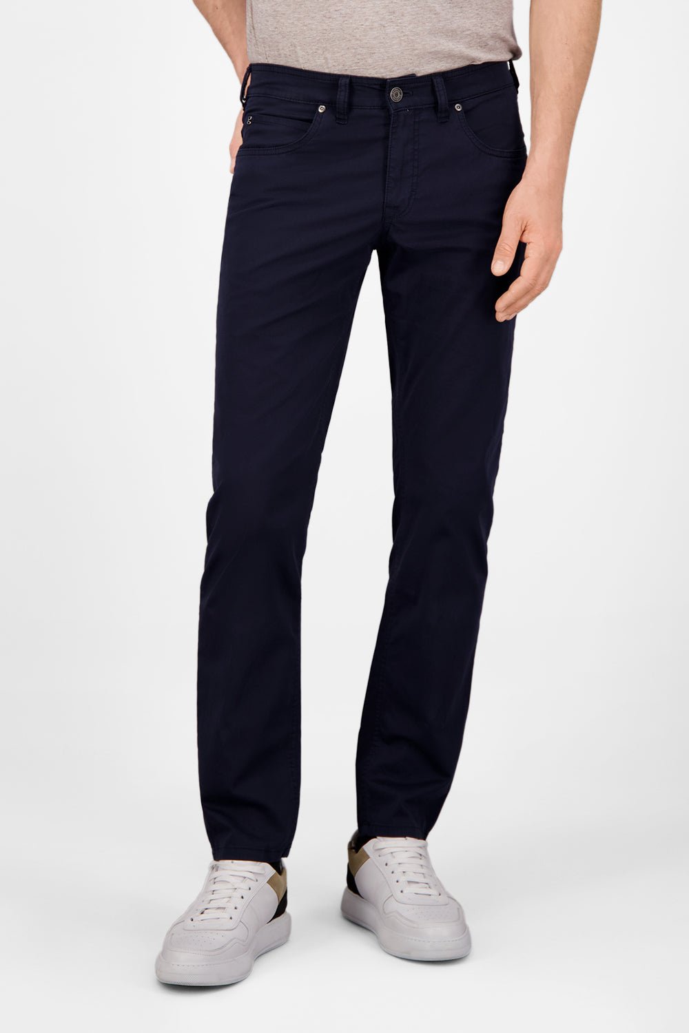 GARDEUR BILL - 3 Cotton Flex 5 Pocket Jean MARINE - Henry Bucks