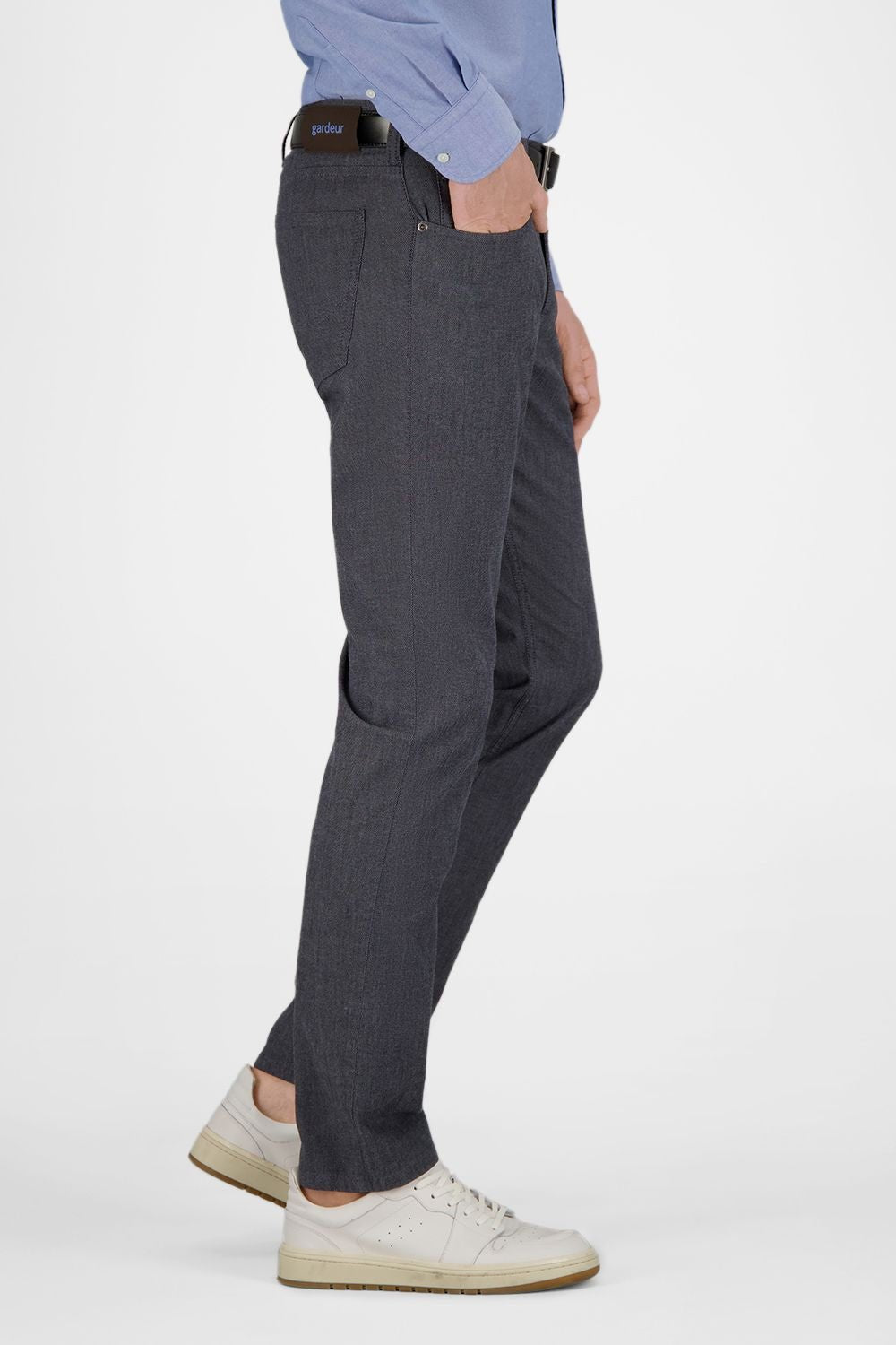 Gardeur BILL-3 Modern Fit Chino Charcoal - Henry Bucks