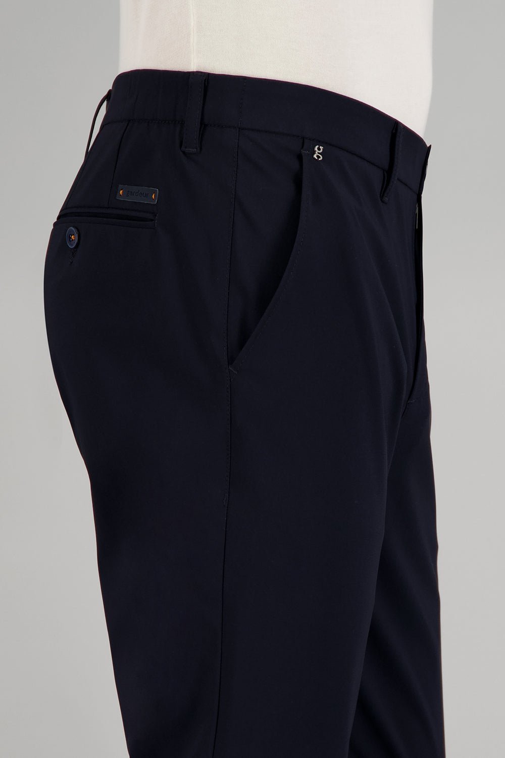 GARDEUR Bobby Stretch Active Chino NAVY - Henry Bucks
