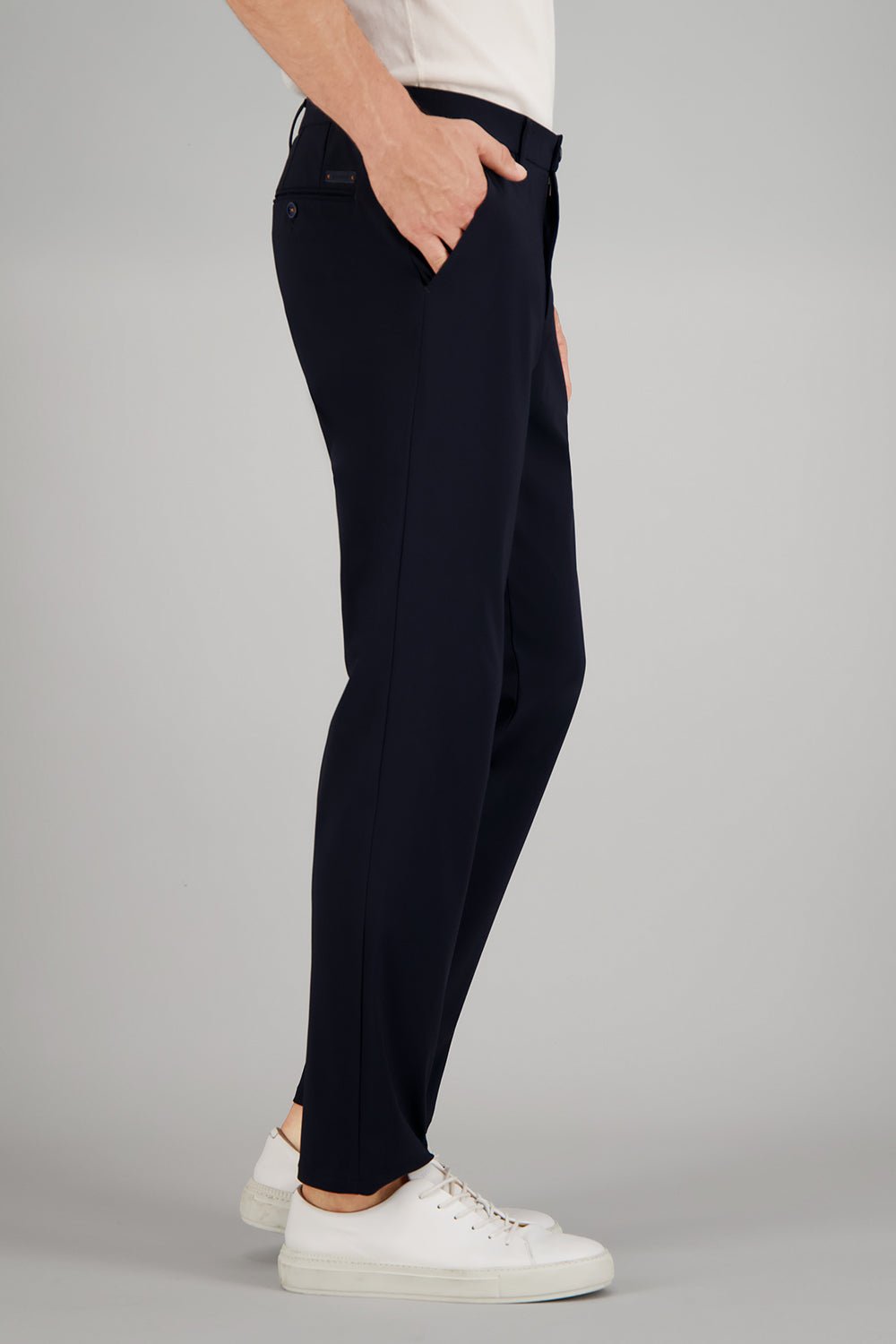 GARDEUR Bobby Stretch Active Chino NAVY - Henry Bucks