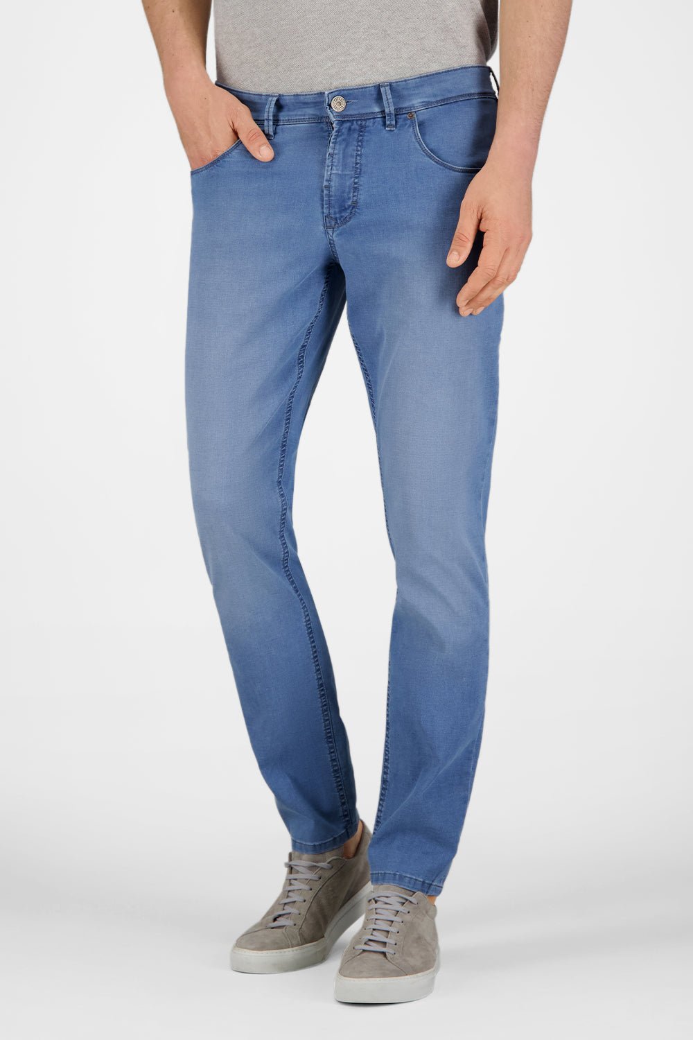 GARDEUR Business Hero Slim Jean LIGHT DENIM - Henry Bucks