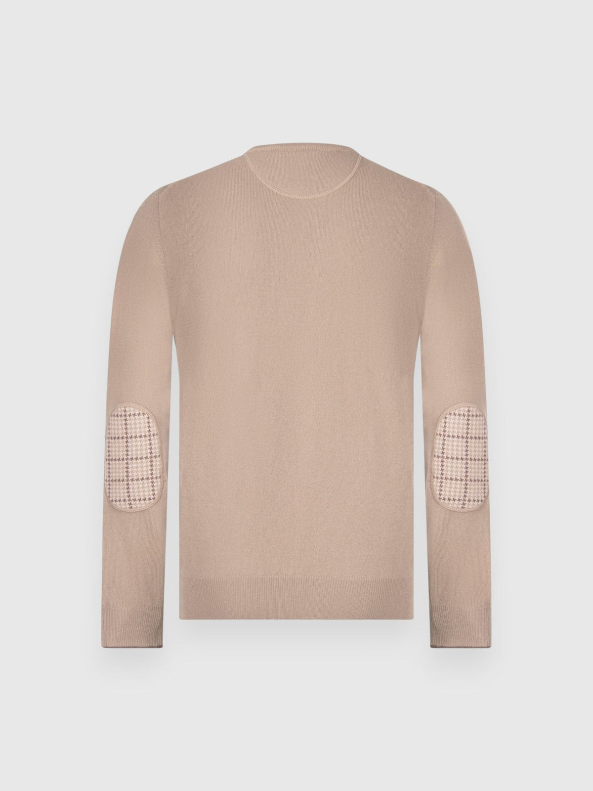 GRAN SASSO Cashmere Lana Crew Neck Knit BEIGE - Henry Bucks