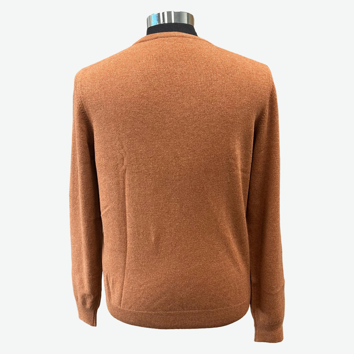 GRAN SASSO Cashmere Lana Crew Neck Knit RUST - Henry Bucks