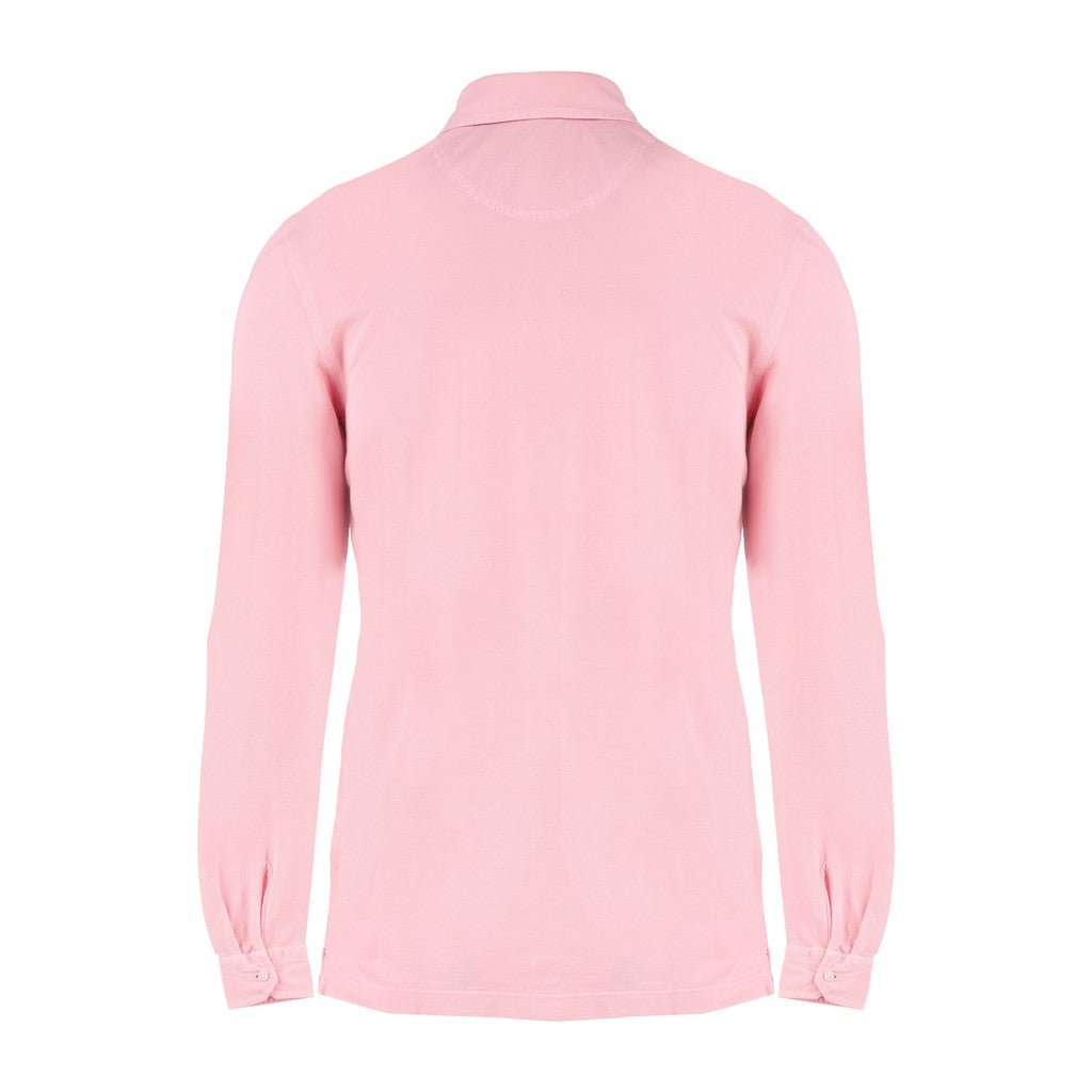 GRAN SASSO Cotton Long Sleeve Shirt PINK - Henry Bucks