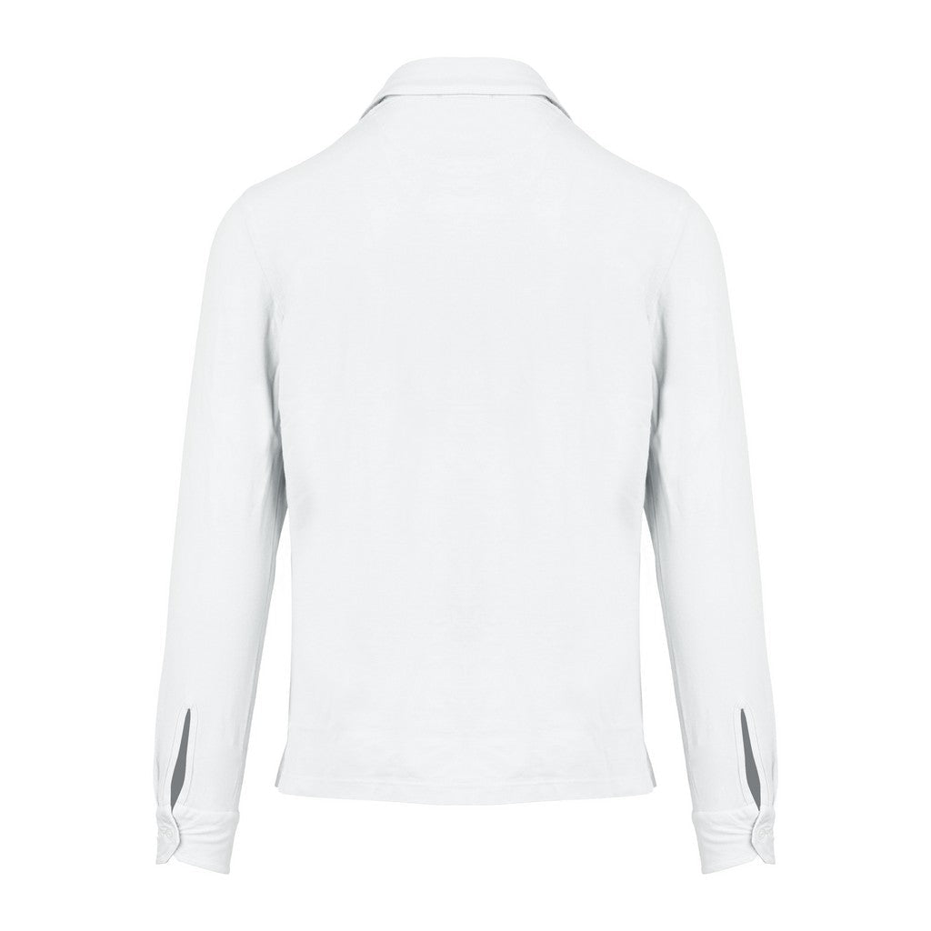 GRAN SASSO Cotton Long Sleeve Shirt WHITE - Henry Bucks