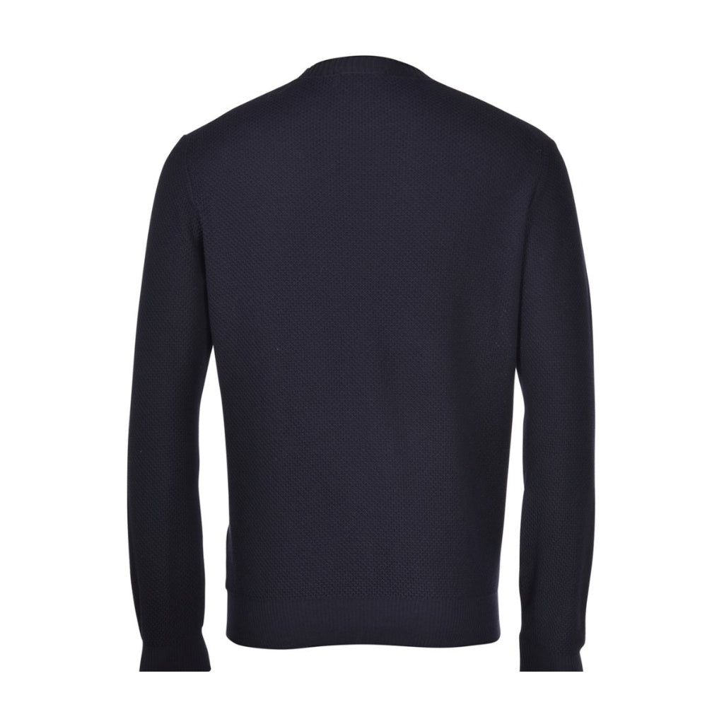 GRAN SASSO Organic Cotton Long Sleeve Crewneck NAVY - Henry BucksKnitwear61SS240035 - NAVY - 48