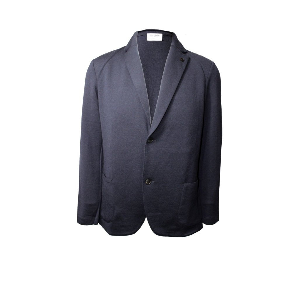 GRAN SASSO Travel Wool Knit Jacket NAVY - Henry BucksCasual Jackets64SS240014 - NAVY - 48