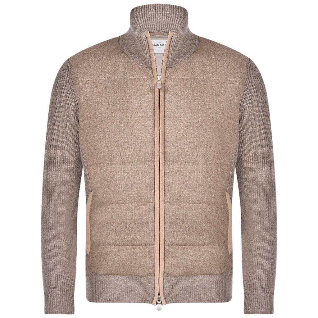 GRAN SASSO Wool Jacket GREY - Henry Bucks