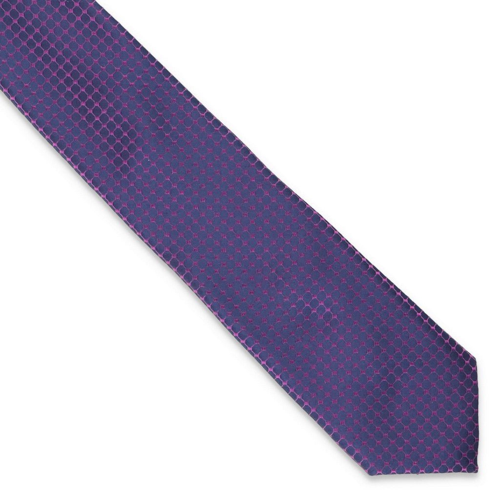 HEMLEY Silk Iridescence Tie PURPLE - Henry Bucks