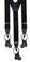 HENERY SARTORIAL x LEYVA Braces with Loops & Clips BLACK