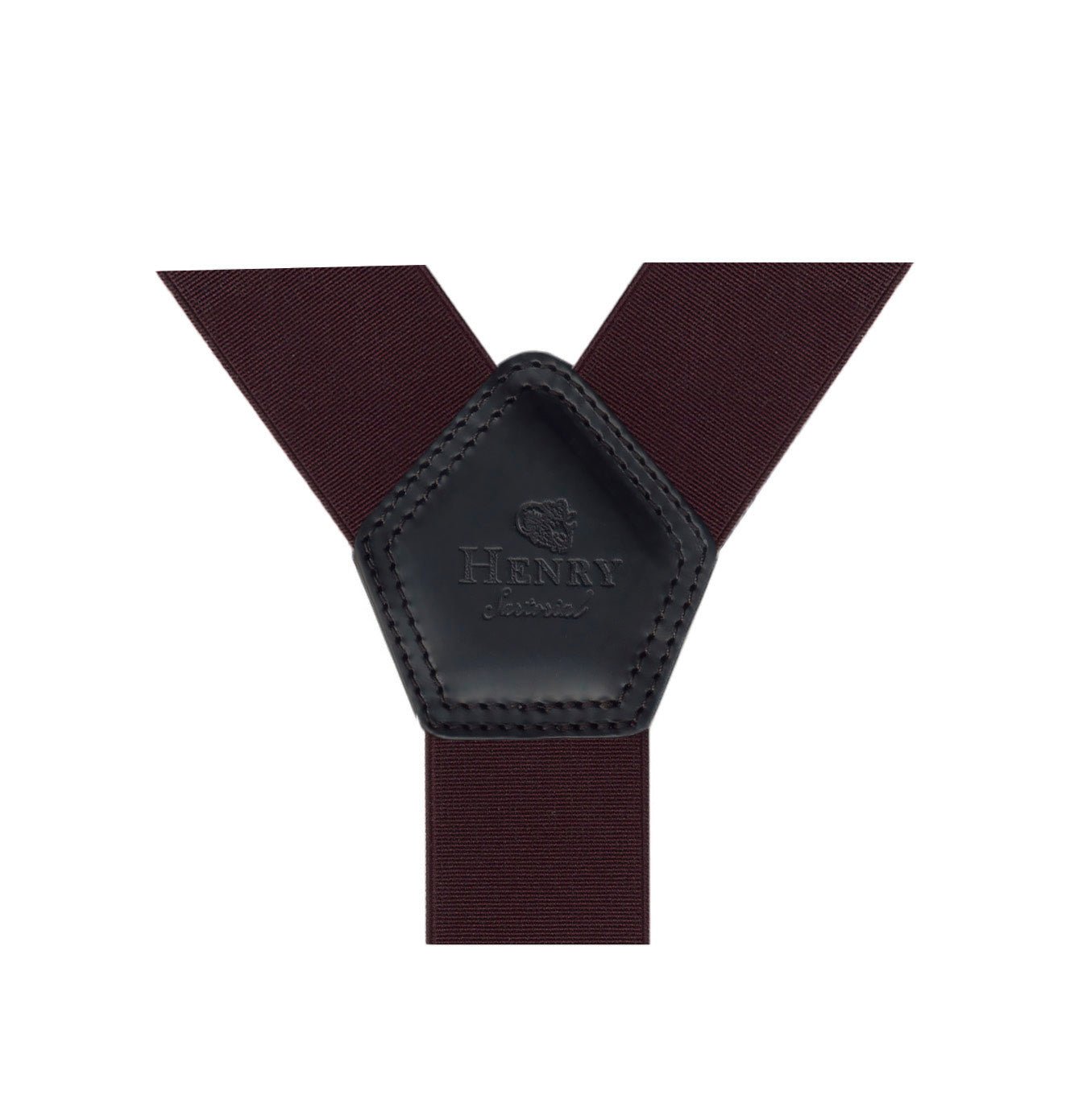 HENERY SARTORIAL x LEYVA Braces with Loops & Clips BURGUNDY - Henry BucksBraces52BSR0008 - BURG - OSFM