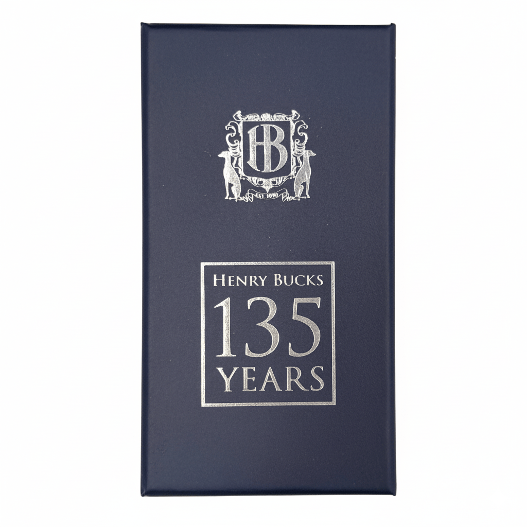 HENRY BUCKS 135 Year Platinum Sterling Cufflink SILVER - Henry Bucks