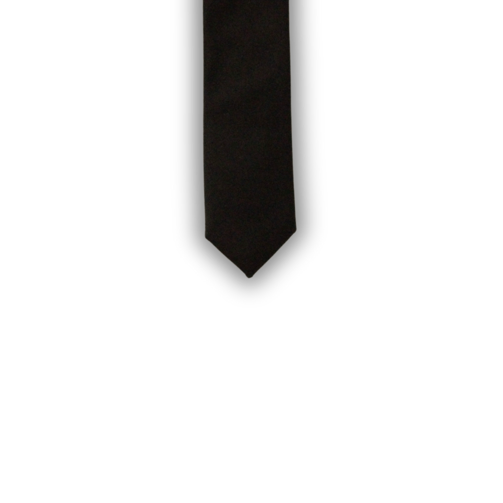 HENRY BUCKS ASCOT Silk Tie 6cm BLACK - Henry Bucks