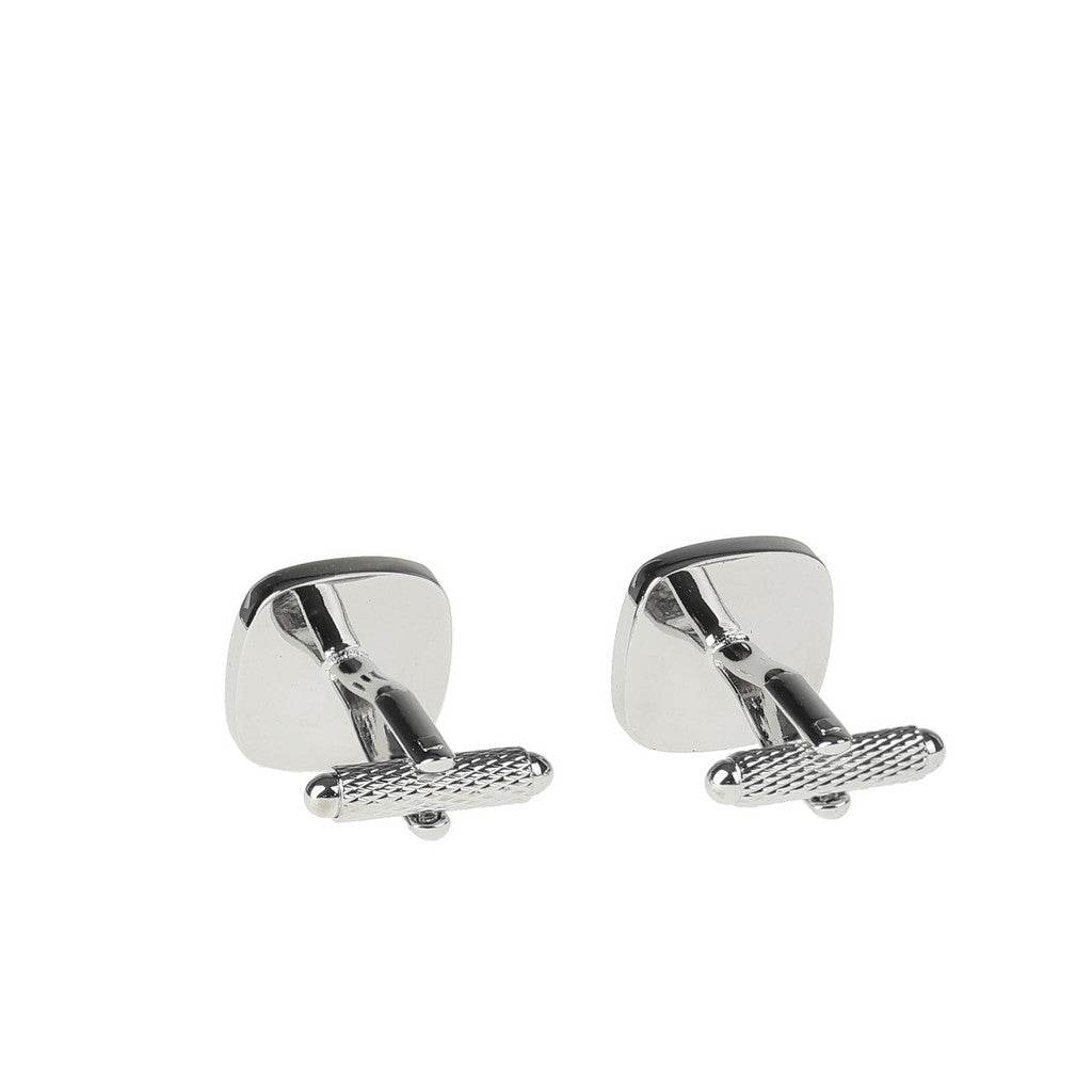 HENRY BUCKS Brass Cufflink SILVER - Henry Bucks
