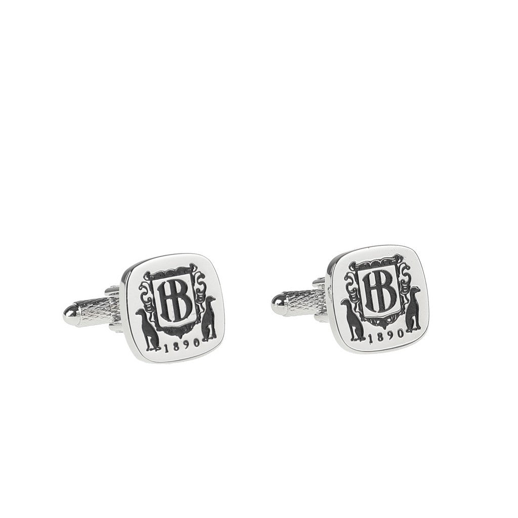 HENRY BUCKS Brass Cufflink SILVER - Henry Bucks