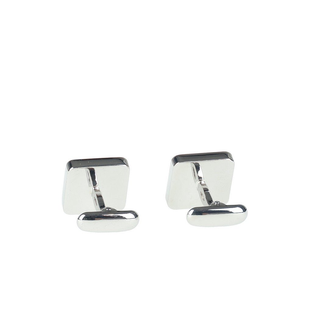 HENRY BUCKS Brass Cufflink SILVER/WHITE - Henry Bucks