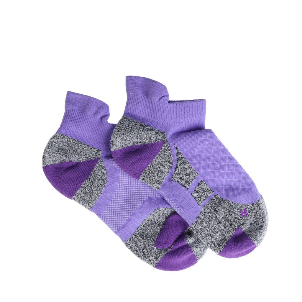 HENRY BUCKS Coolmax Run Socks PURPLE/GREY - Henry Bucks
