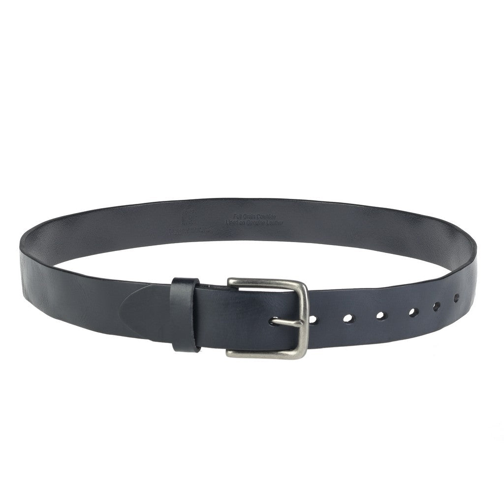 HENRY BUCKS Cowhide Leather Belt BLACK - Henry Bucks