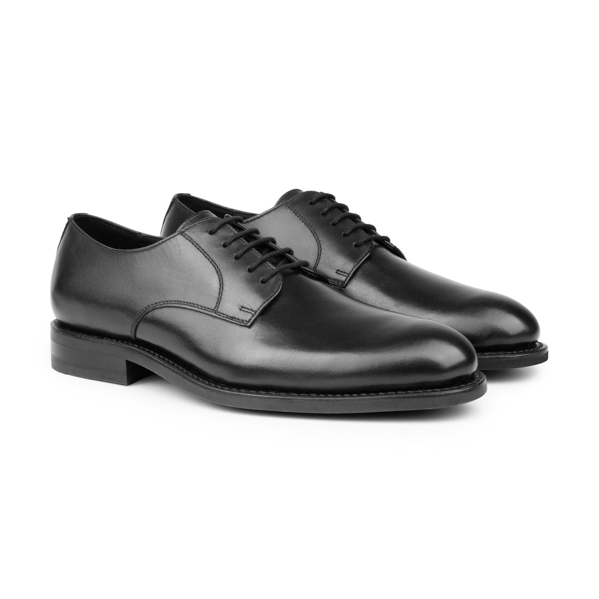 HENRY BUCKS London Derby Rubber Sole BLACK - Henry Bucks