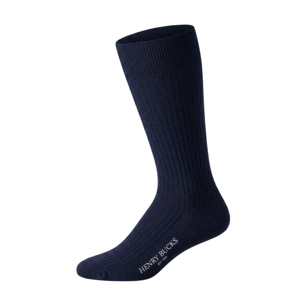 HENRY BUCKS Merino Business Socks 3 Pack NAVY - Henry Bucks