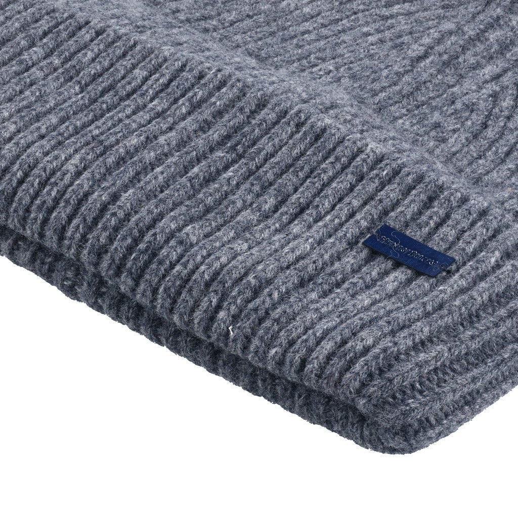 HENRY BUCKS Merino Wool Beanie Gloves & Scarf Set GREY - Henry Bucks