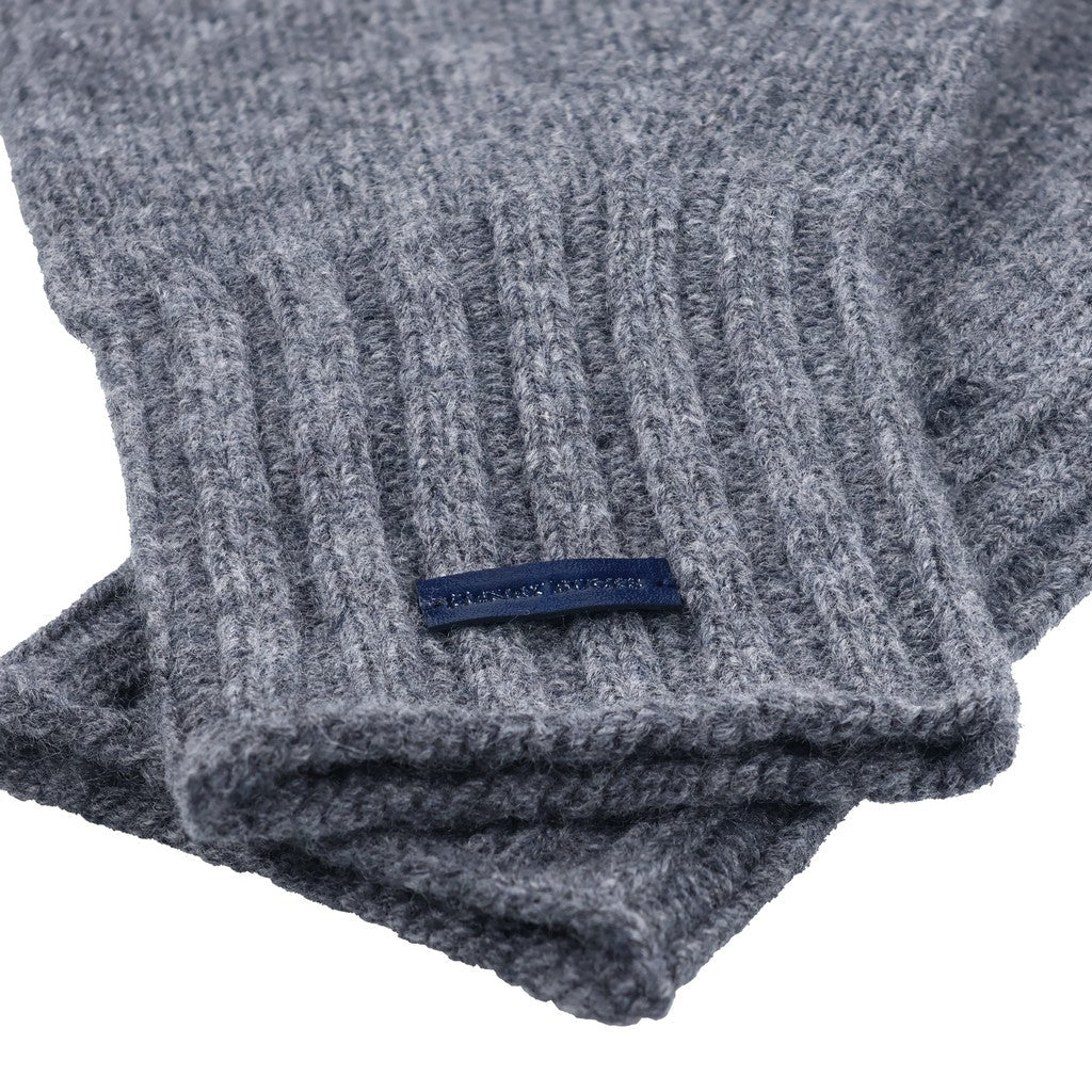 HENRY BUCKS Merino Wool Beanie Gloves & Scarf Set GREY - Henry Bucks