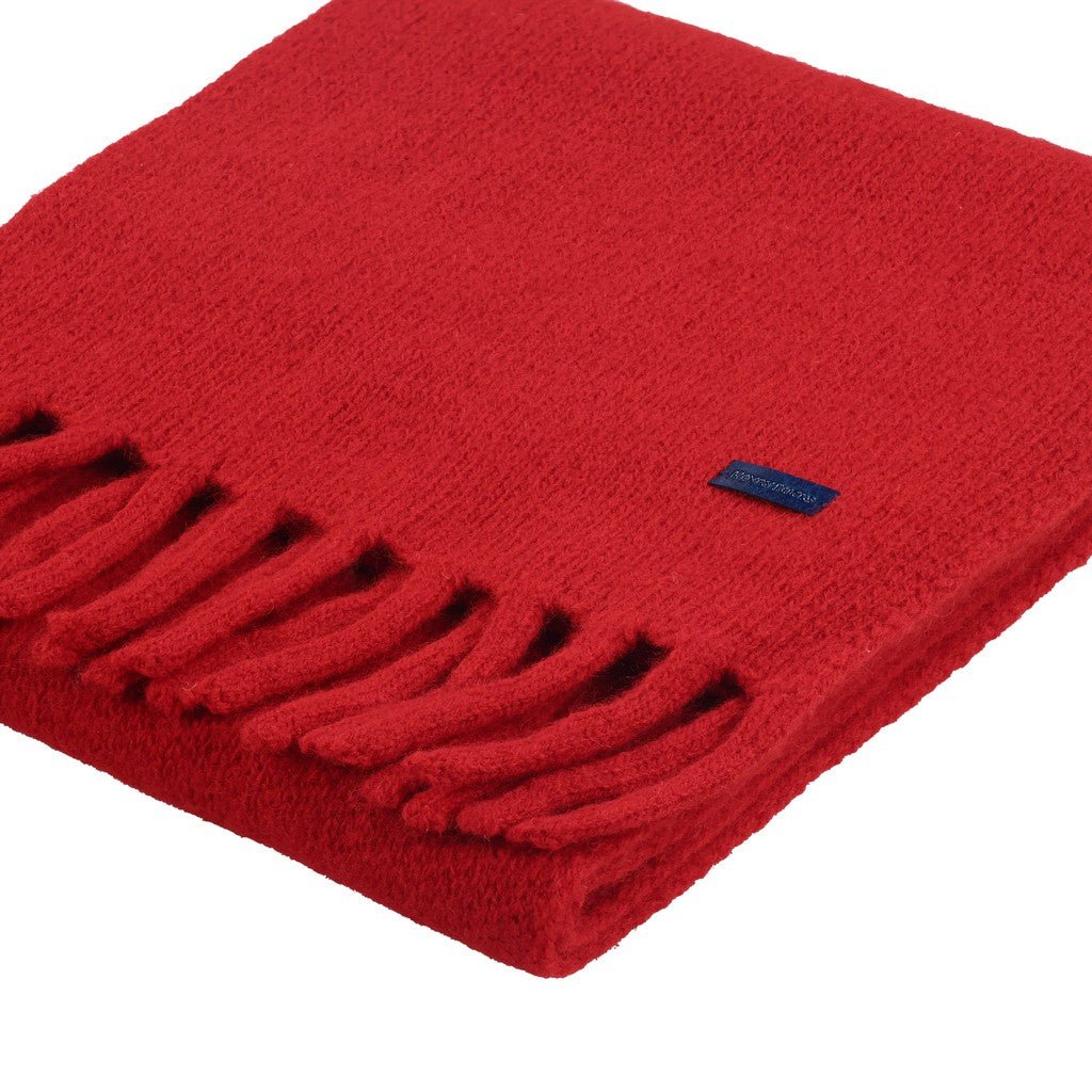 HENRY BUCKS Merino Wool Beanie Gloves & Scarf Set RED - Henry Bucks