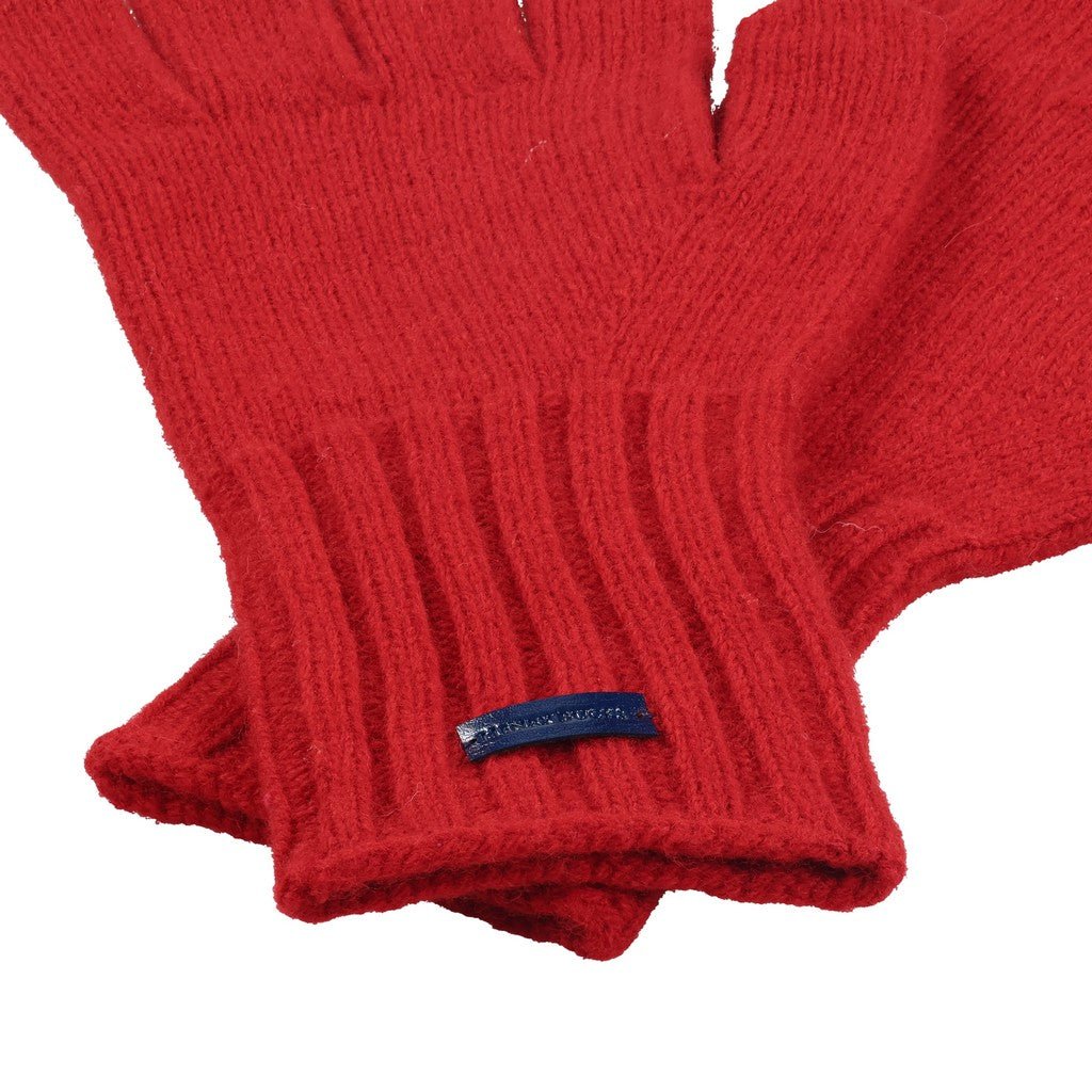 HENRY BUCKS Merino Wool Beanie Gloves & Scarf Set RED - Henry Bucks