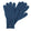 HENRY BUCKS Merino Wool Gloves PRUSSIAN BLUE