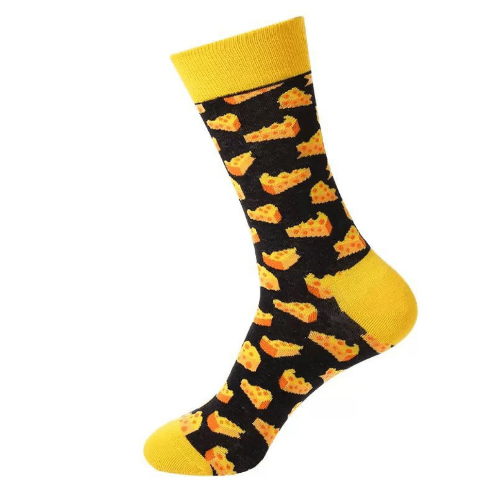 HENRY BUCKS Novelty Cotton Socks BLACK/YELLOW - Henry Bucks