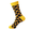 HENRY BUCKS Novelty Cotton Socks BLACK/YELLOW