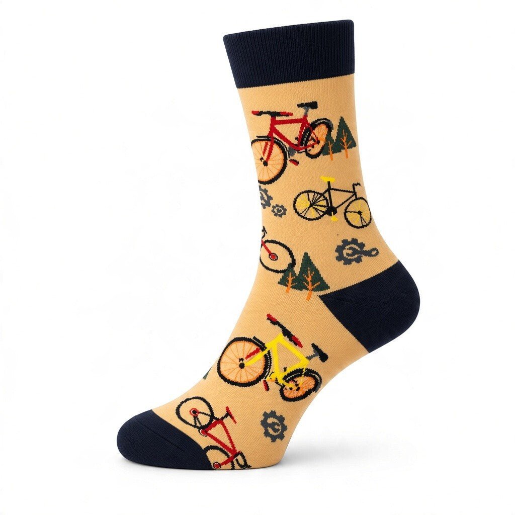 HENRY BUCKS Novelty Cotton Socks PEACH - Henry Bucks