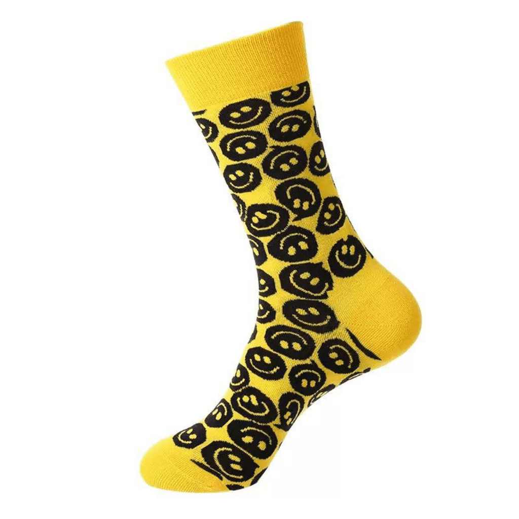 HENRY BUCKS Novelty Cotton Socks YELLOW/BLACK - Henry Bucks