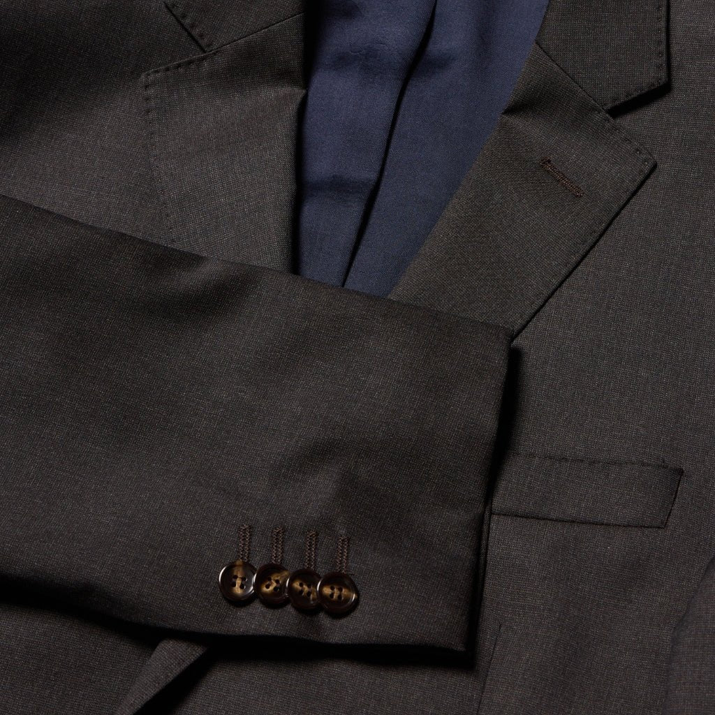 HENRY BUCKS Single Breasted 2 Button Business Suit CHARCOAL REG - Henry Bucks