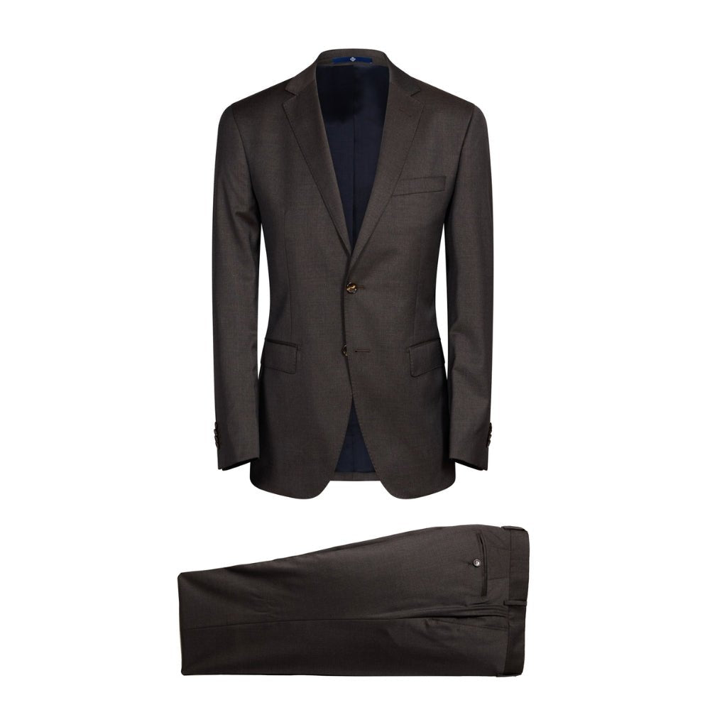 HENRY BUCKS Single Breasted 2 Button Business Suit CHARCOAL REG - Henry Bucks