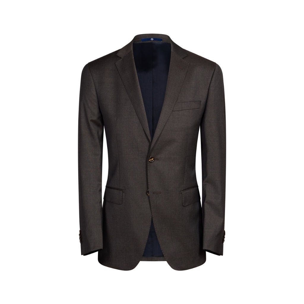 HENRY BUCKS Single Breasted 2 Button Business Suit CHARCOAL REG - Henry Bucks