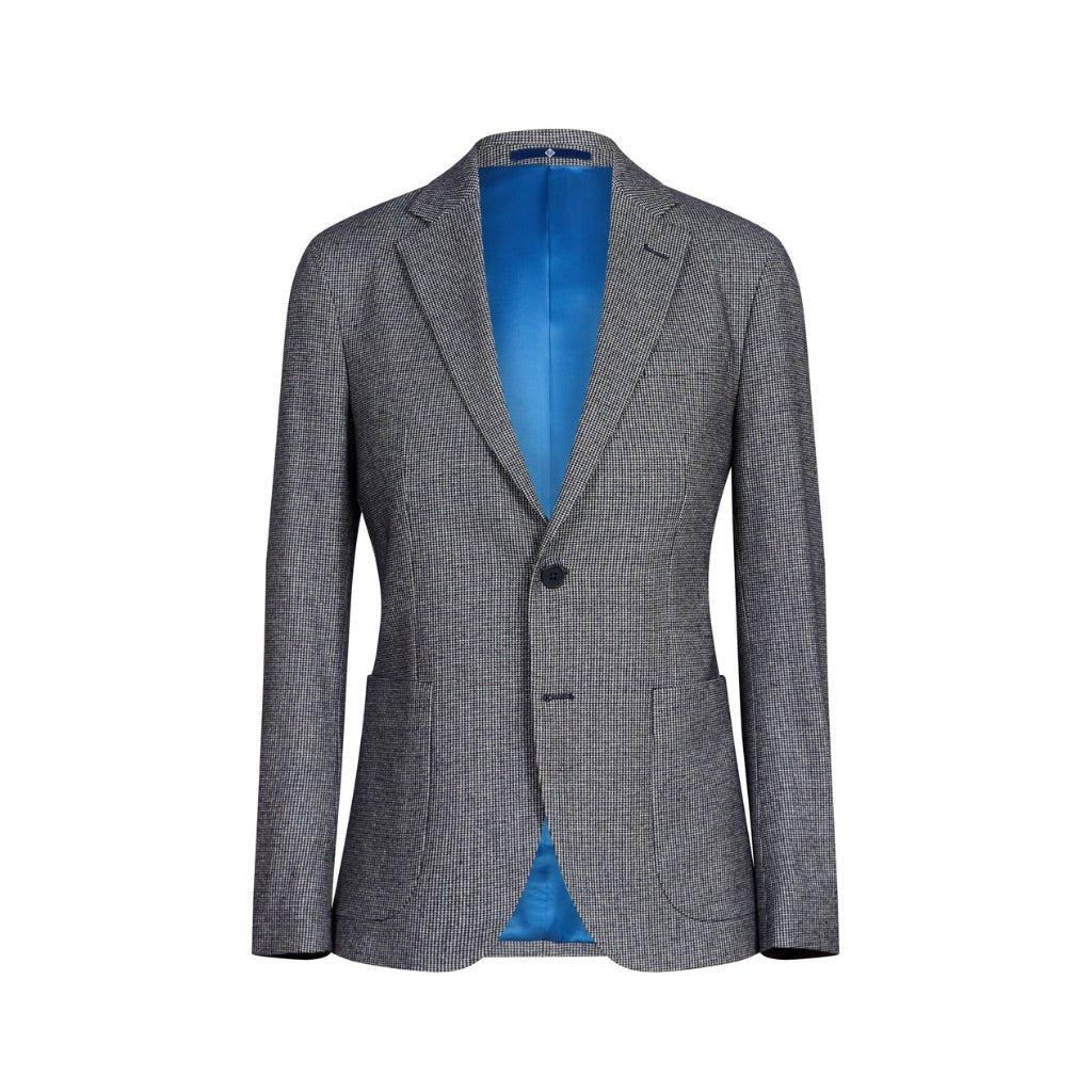 HENRY BUCKS Single Breasted Notch Blazer NAVY REG - Henry Bucks