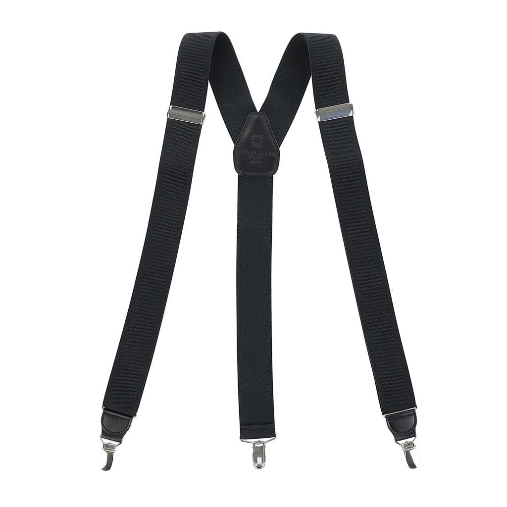 HENRY BUCKS Split Suspender BLACK - Henry Bucks