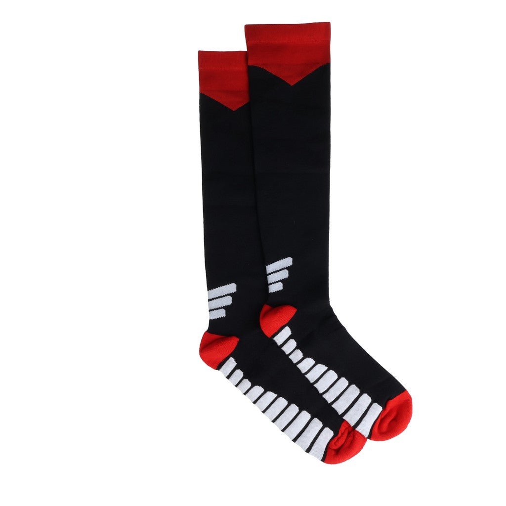 HENRY BUCKS Sports Pressure Socks BLACK/RED - Henry Bucks