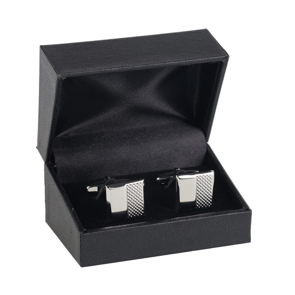 HENRY BUCKS Square Cufflink SILVER - Henry Bucks