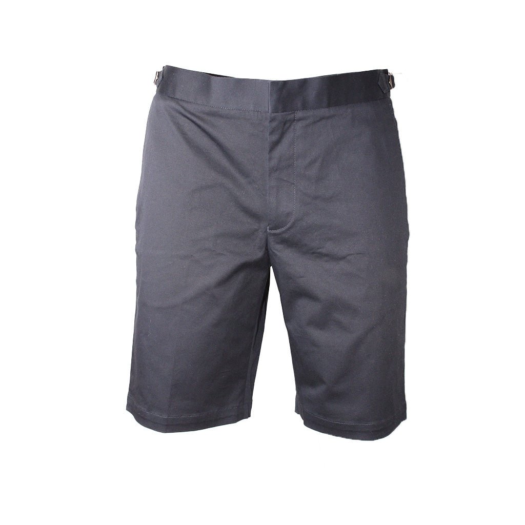 HENRY Cotton Stretch Side Adjustable Shorts NAVY - Henry Bucks