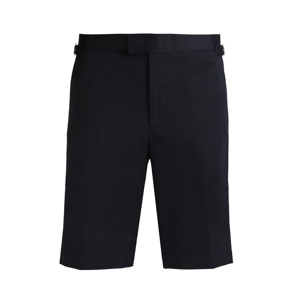 HENRY Cotton Stretch Side Adjustable Shorts NAVY - Henry Bucks