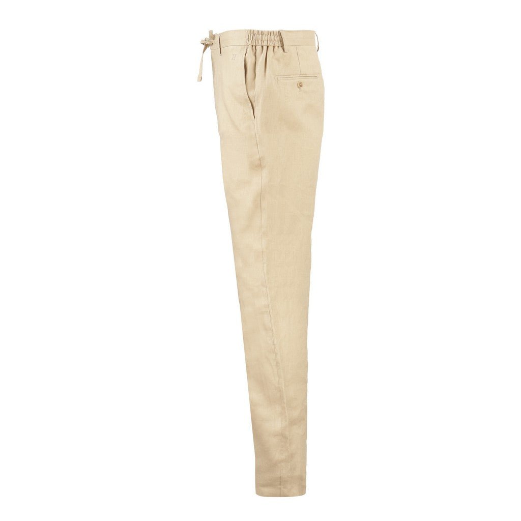 HENRY Linen Relaxed Chino BEIGE - Henry Bucks