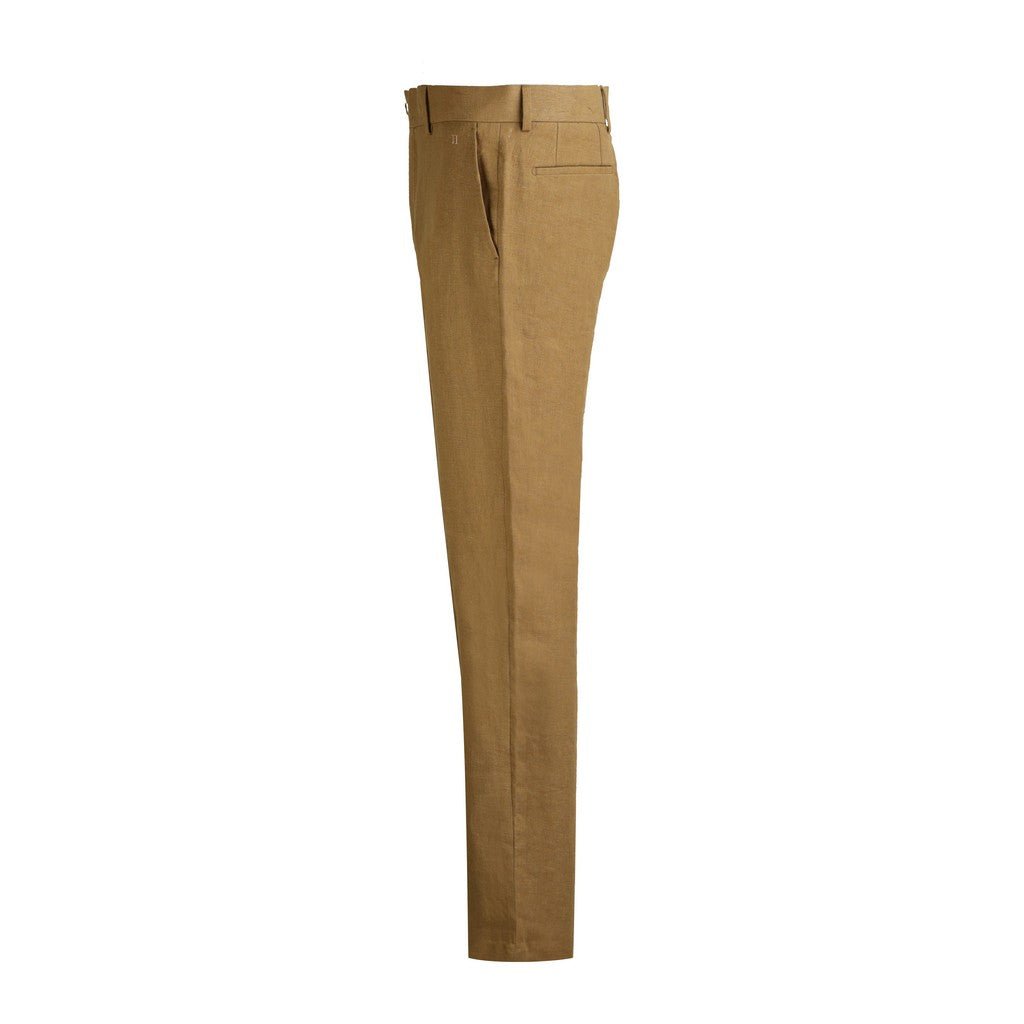 HENRY Linen Tailored Chino CAMEL - Henry Bucks