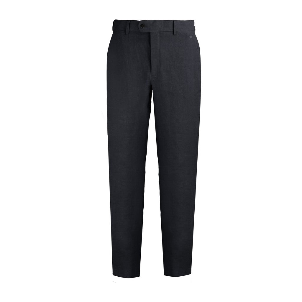 HENRY Linen Tailored Chino NAVY - Henry Bucks