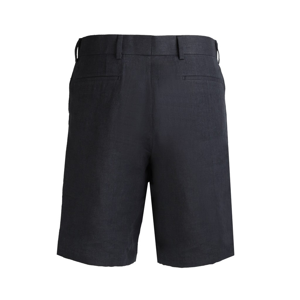 HENRY Linen Tailored Shorts NAVY - Henry Bucks