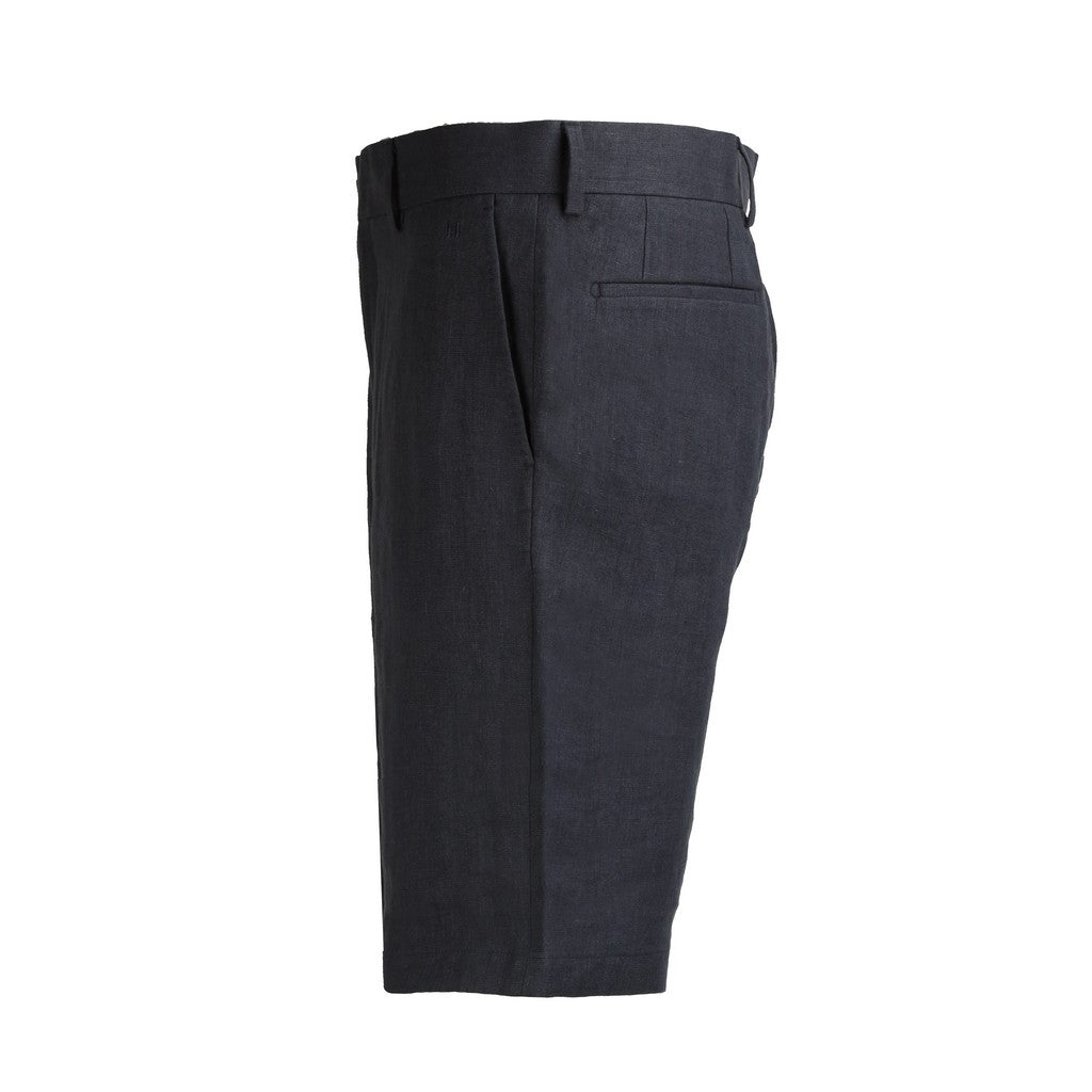 HENRY Linen Tailored Shorts NAVY - Henry Bucks